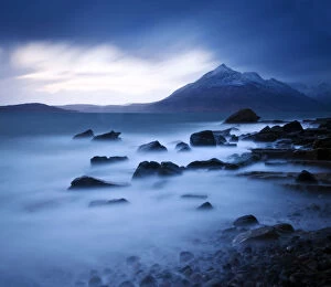 Images Dated 31st July 2012: View from Elgol beach to the Cuillin Hills, Isle of Skye, Scotland, UK