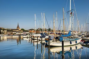 Images Dated 30th March 2015: View over Flensburg fjord towards the city, Flensburg, Baltic coast, Schleswig-Holstein