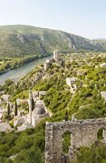 View from Fort Walls over Pocitelj, Bosnia & Hercegovina