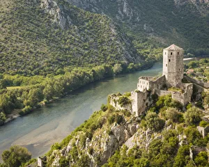 Images Dated 19th July 2017: View from Fort Walls over Pocitelj, Bosnia & Hercegovina