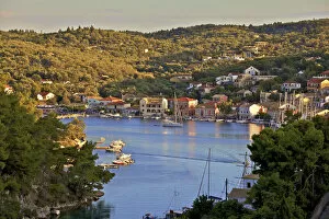 Images Dated 27th October 2015: View Over Gaios Harbour, Paxos, The Ionian Islands, Greek Islands, Greece, Europe