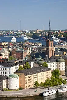 Images Dated 15th March 2010: View over Gamla Stan, Stockholm, Sweden