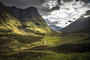 Lookout Prints: View to Glencoefrom the Lost Valley Viewpoint, Highlands, Scotland, Great Britain