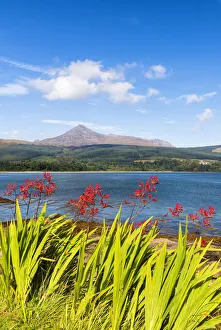 Nadia Isakova Prints: View towards Goatfell, the highest point of the island, Isle of Arran, Firth of Clyde