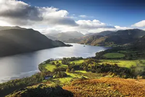 View From Green Hill over Ullswater, Lake District National Park, Cumbria, England