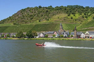 View at Hatzenport, Mosel Valley, Rhineland-Palatinate, Germany