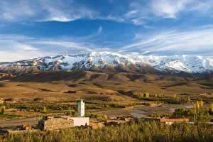 Leisure Gallery: A view towards High Atlas mountains from the plains around Midelt, Central Morocco