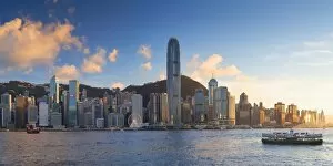 Images Dated 21st June 2016: View of Hong Kong Island skyline, Hong Kong, China