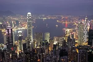After Dark Gallery: View over Hong Kong from Victoria Peak