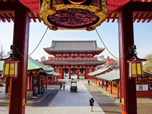 World Prints: View to inner Gate from Senso Ji Temple, Asakusa, Tokyo, Kanto, Japan