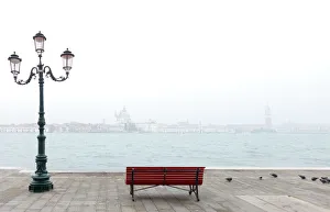 View from the Island of Guidecca on San Marco, Venice, Veneto, Italy