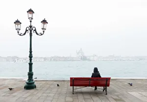 View from the island of Guidecca on San Marco, Venice, Veneto, Italy