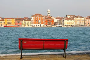 View from the Island of Guidecca on San Marco, Venice, Veneto, Italy