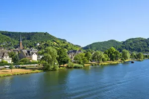 View at Karden, Treis-Karden, Mosel valley, Rhineland-Palatinate, Germany