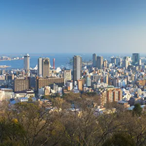 View of Kobe skyline, Kobe, Kansai, Japan