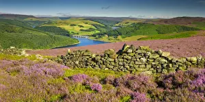View Over Ladybower Reservoir, Peak District National Park, Derbyshire, England