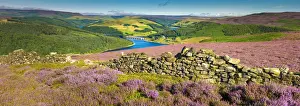 Grand View Prints: View Over Ladybower Reservoir, Peak District National Park, Derbyshire, England