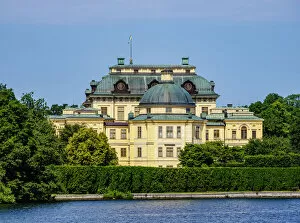Images Dated 1st February 2022: View over the Lake Malar towards the Drottningholm Palace, Stockholm, Stockholm County, Sweden