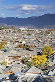 View of Lijiang (UNESCO World Heritage Site), Yunnan, China
