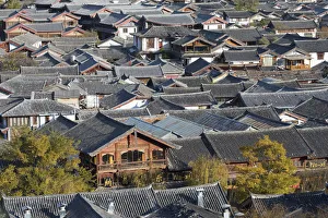 View of Lijiang (UNESCO World Heritage Site), Yunnan, China