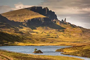 View from Loch Fada to the Old Man of Storr, Trotternish Peninsula, Isle of Skye