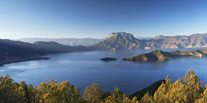 Lugu Hu Prints: View of Lugu Lake, Yunnan, China