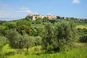 City Wall Prints: View at Magliano in Tuscany, Grosseto, Maremma, Tuscany, Italy