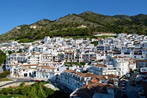 View of Mijas, white town in Costa del Sol, Andalusia, Spain