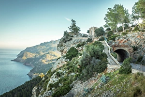 South Prints: View of the Mirador d`en Ricardo Roca, Mallorca, Balearic Islands, Spain