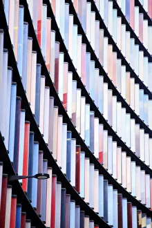 Images Dated 6th December 2017: View of the modern facade of the Mizuho House by Fletcher Priest, Sauerbruch Hutton
