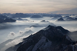 Images Dated 10th November 2006: View from the mount Santis (2502 m)