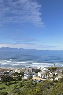 View of Muizenburg beach, Cape Town, Western Cape, South Africa
