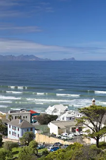 Muizenberg Prints: View of Muizenburg beach, Cape Town, Western Cape, South Africa