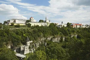 Images Dated 29th January 2010: View of Old Town overlooking canyon, Kamyanets-Podilsky, Podillya, Ukraine