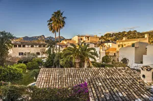 September Collection: View over the old town of Pollanca, Mallorca, Spain