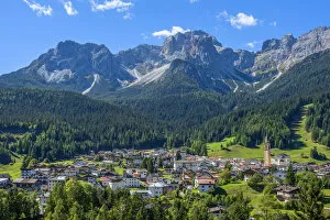 View at Padola, Belluno, Dolomites, Italy