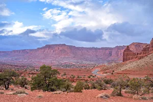 Wayne County Prints: View from Panorama Point, Capitol Reef National Park, Utah, USA
