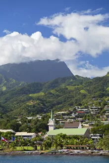 View of Pape ete, Tahiti, French Polynesia
