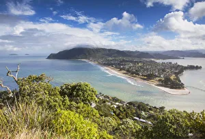View of Pauanui from Mount Paku, Tairua, Coromandel Peninsula, North Island, New Zealand View of Pauanui from Mount Paku, Tairua, Coromandel Peninsula, North Island, New Zealand