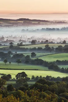 View from Pilsdon Pen, Dorset, England