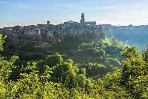 View at Pitigliano, Grosseto, Maremma, Tuscany, Italy