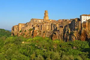 View at Pitigliano, Grosseto, Maremma, Tuscany, Italy