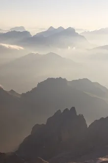 Trento Prints: The view from Punta Penia, Marmolada group, Dolomites, Canazei, Trento province