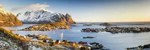 Images Dated 17th April 2018: View over Reine, Lofoten Islands, Norway