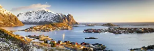 Images Dated 17th April 2018: View over Reine, Lofoten Islands, Norway