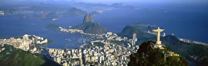 Sugar Loaf Mountain Prints: View over Rio de Janeiro, Brazil