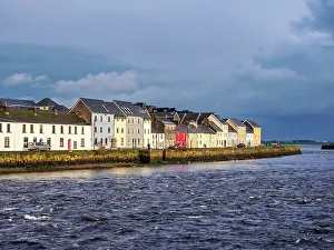 Images Dated 3rd April 2023: View over the River Corrib towards The Long Walk, Galway, County Galway, Ireland