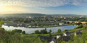 Images Dated 11th October 2016: View of River Moselle and Trier, Rhineland-Palatinate, Germany