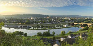 Images Dated 11th October 2016: View of River Moselle and Trier, Rhineland-Palatinate, Germany