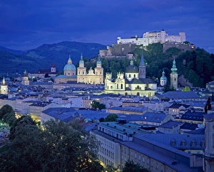 View over Salzburg, Austria